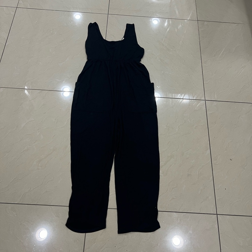 Mikey & Joey Black Jumpsuit With Packets Size Med… - image 6